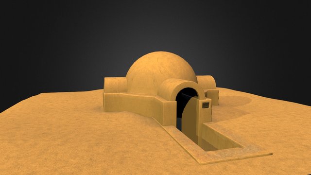 Luke Skywalker's Home 3D Model