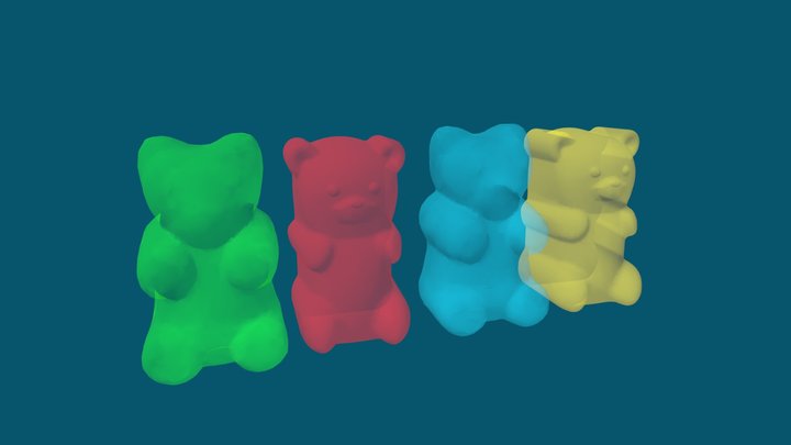 Gummy_bear_3d 3D models - Sketchfab