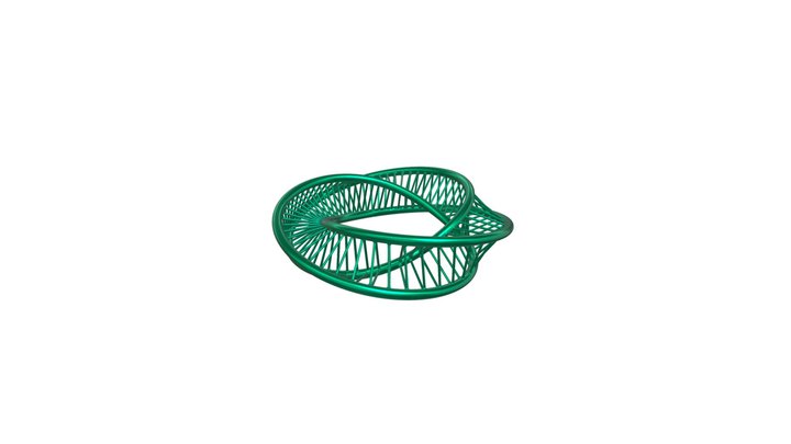 Mobius Bracelet 3D Model
