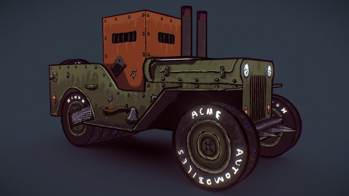 Oldest attempt of mine of making cartoonish 3D – Free 3D Model STL