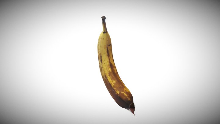 Banana 01 - Enhanced 3D Model