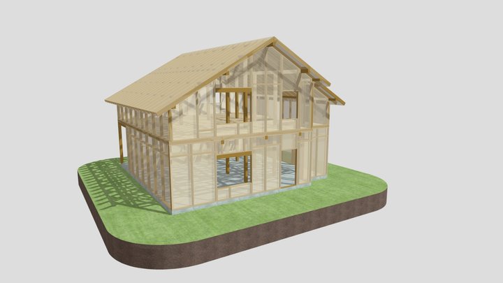 Вистав. дом КР-3д-1 3D Model