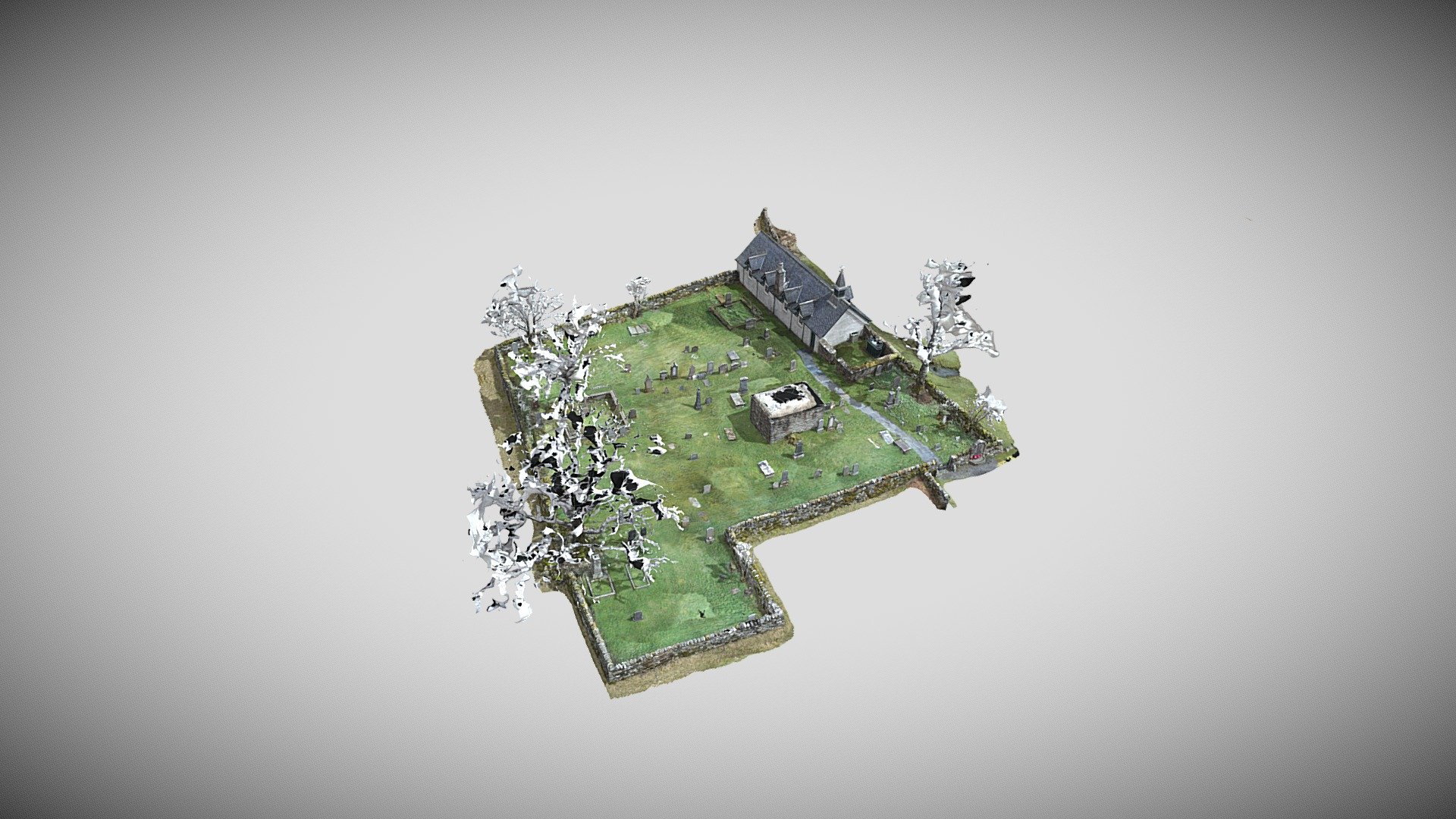 INCHNADAMPH OLD PARISH CHURCH NW SCOTLAND - 3D model by peterbarry ...