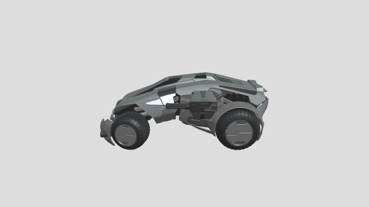 combat vehicleblend 1 3D Model