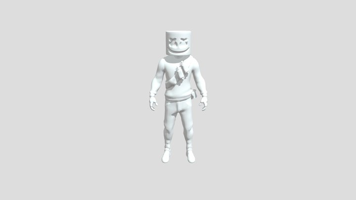 Skin-marchmello-fortnite 3D Model