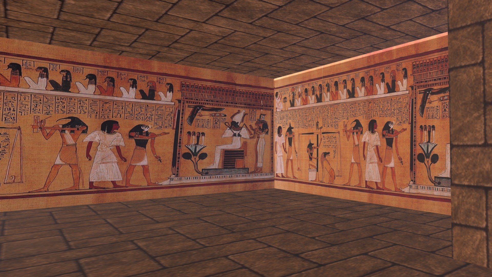 Egyptian Grave Tomb - 3D model by MarloesB [ddf85d5] - Sketchfab