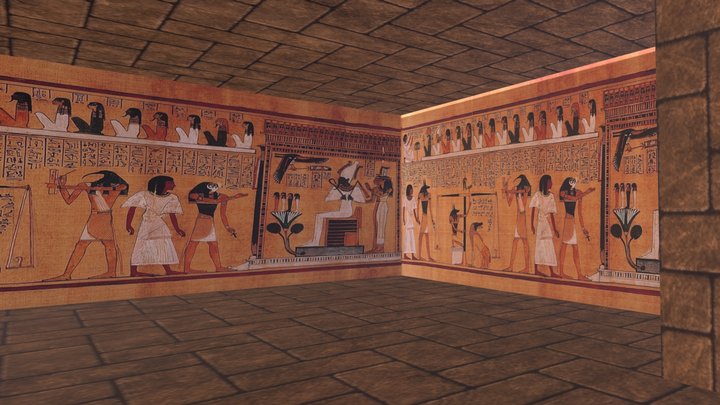 Egyptian Grave Tomb 3D Model