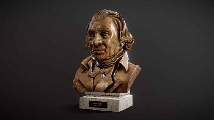 James Watt Tribute 3D Model