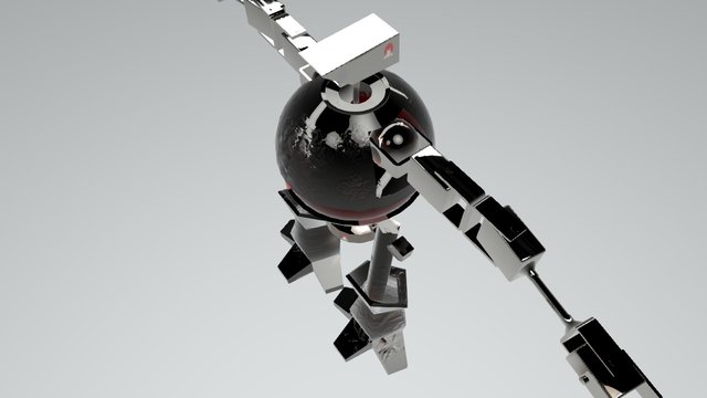 Security bot 3D Model