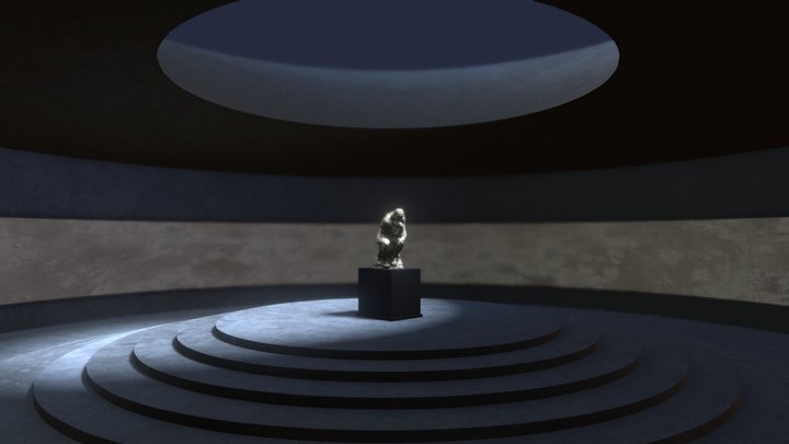 Auguste Rodin / The Thinker 3D Model