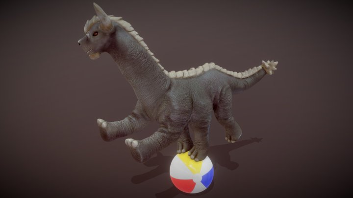 Sci-Fi Circus Sculpting: Mountain Elephant 3D Model