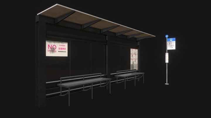 bus_station_1 3D Model