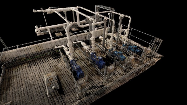 Pump Slab Oil & Gas 3D Model