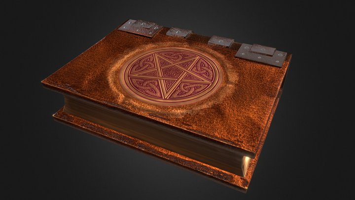 Satanic Book 3D Model