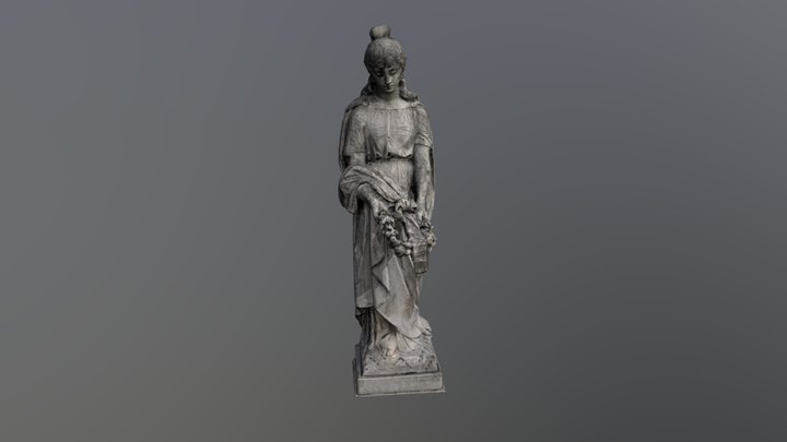 Funeral Sculpture Monument 3D Scan 3D Model