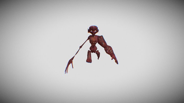 Horror Baby 3D Model