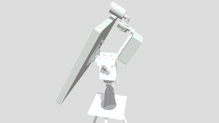 Automatic drone tracking antenna tracker 3D Model