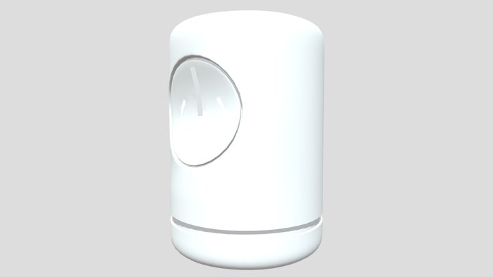 Circular Power Button 3D Model