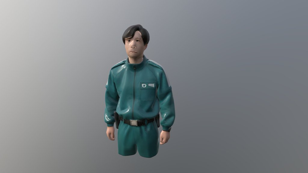 Squid Game Player — Low Poly Asset