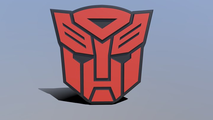 TRANSFORMER　AUTOBOT　EMBLEM 3D Model