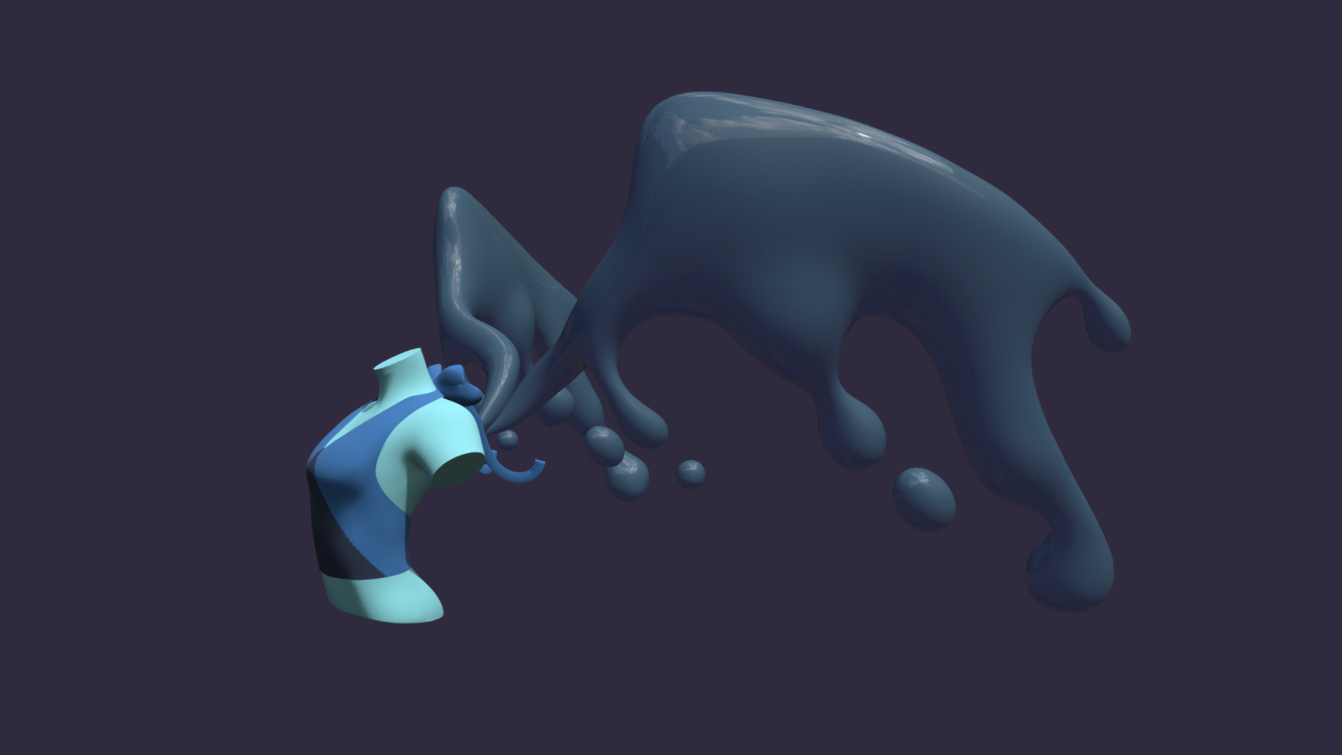 #SculptJanuary19 Day 11 - Liquid