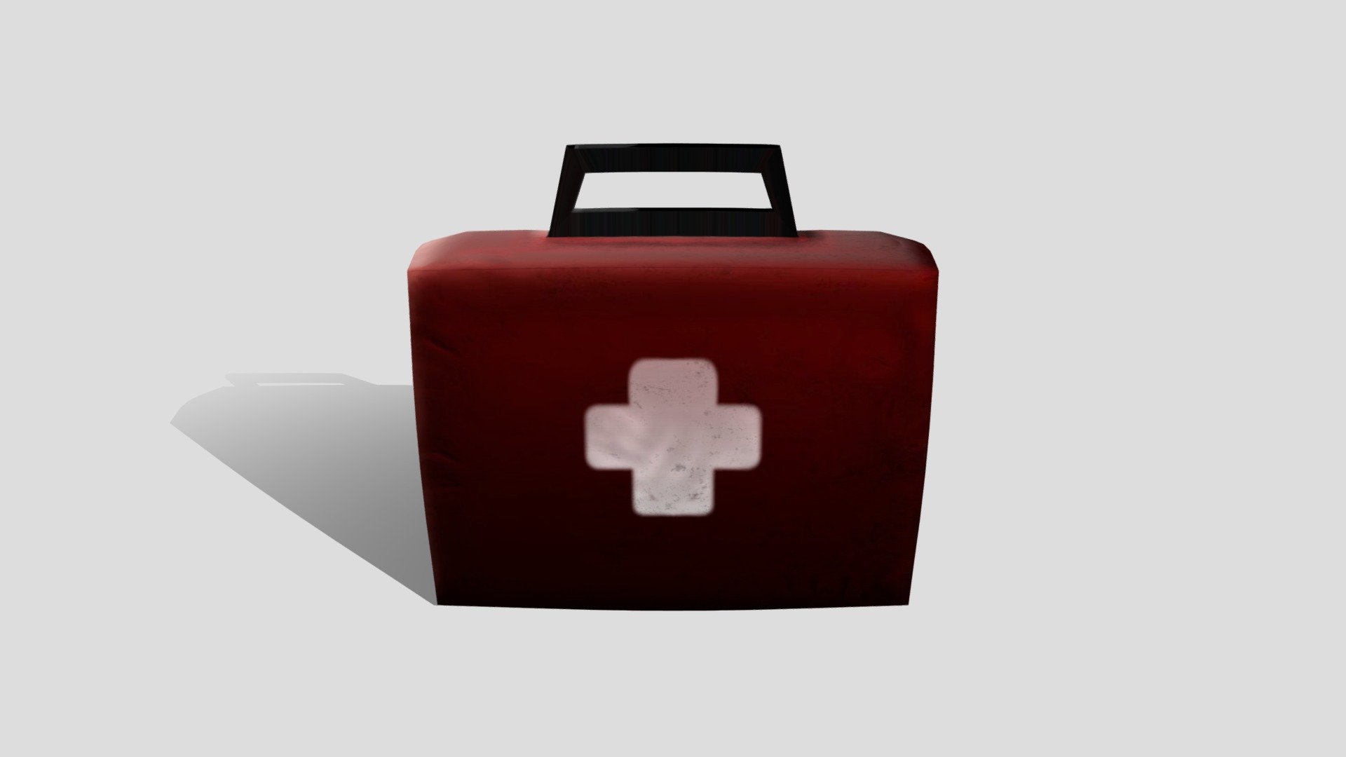 Old First aid kit - Low Poly