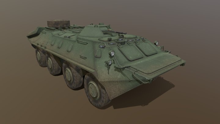 BTR-70 – Modelo 3D gratuito STL