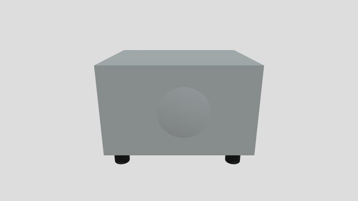 Microwave Model with Detailed Controls 3D Model