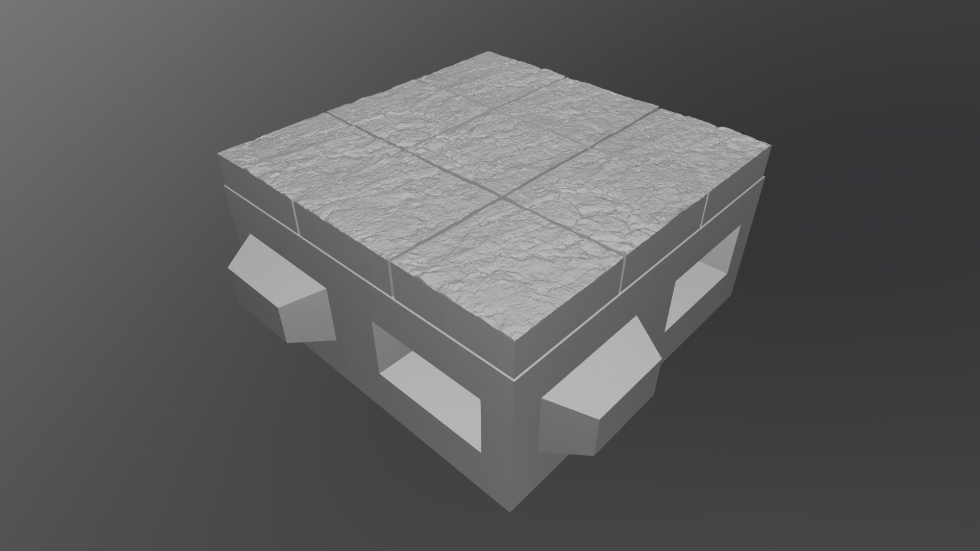 DnD Base Tile 3x3 Prototype 3D model by Creative (Reydros