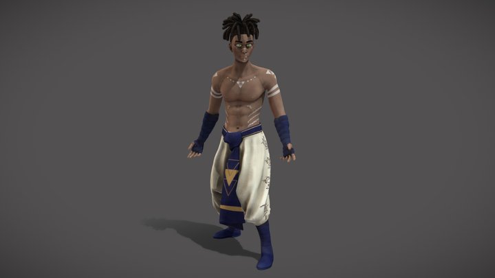 Shunab - Fantasy 3d Character 3D Model