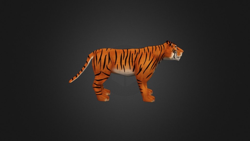 Tiger - 3D model by duyphu2296 [de05ffa] - Sketchfab