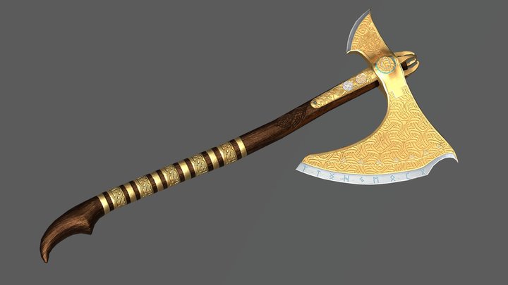 Viking Axe "Legendary Skin" 3D Model