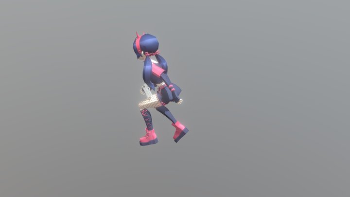 Мита - Вырезанная мини-игра - Miside 3D Model
