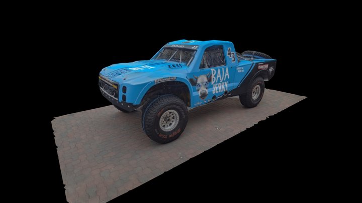 Baja Trophy Truck 3D Model
