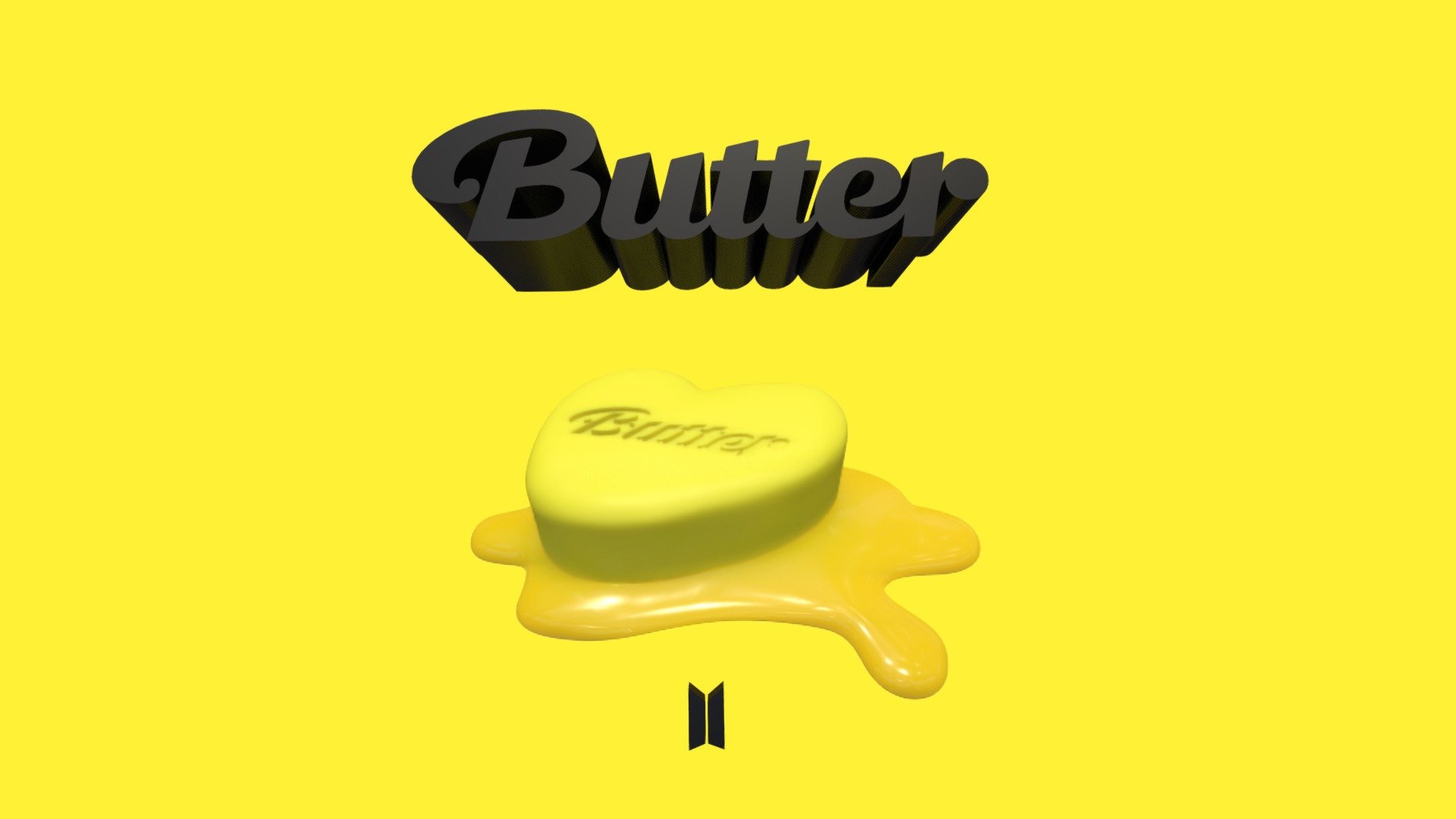 BUTTER BTS 3D - 3D model by aletressde (@Bijuarugomi) [de07f84] - Sketchfab