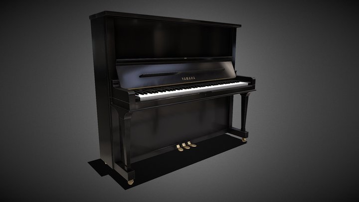 Piano_Yamaha_SU7 3D Model