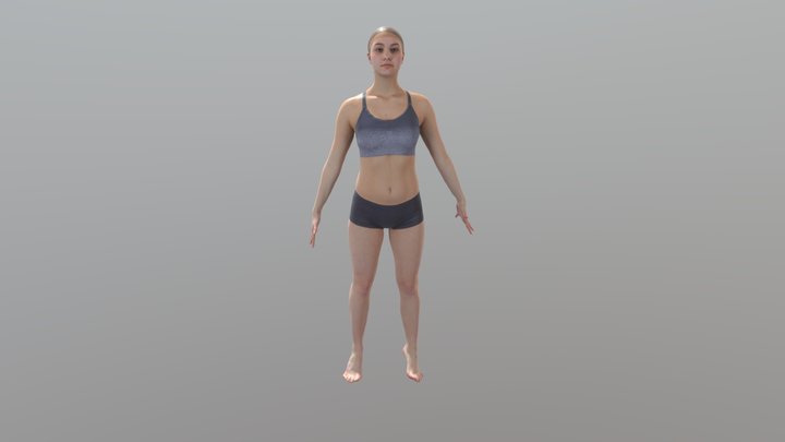 Woman_sport_2 3D Model