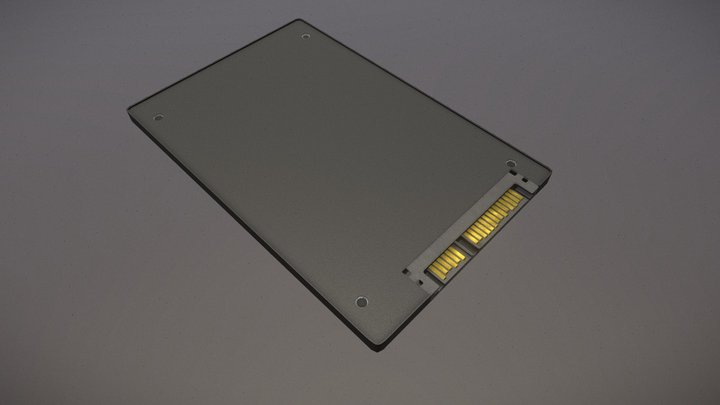 ssd sata 3D Model