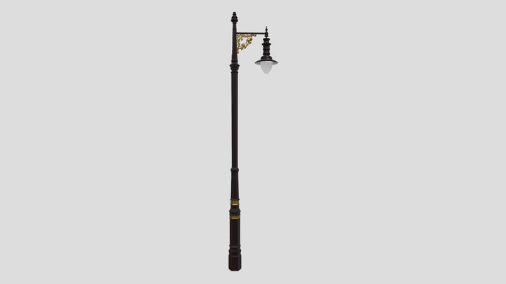 London Street Lamp 3D model 3D Model