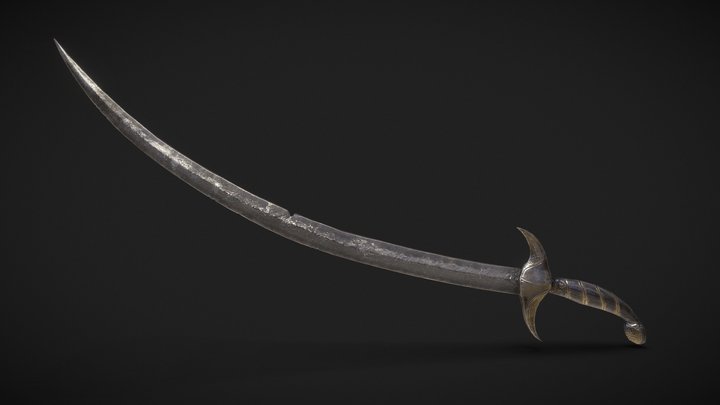 shaitan Sword 3D Model
