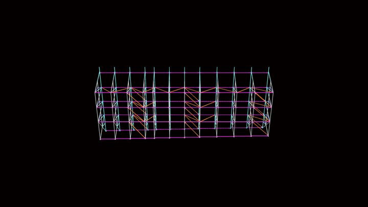 FRAME-TEMPORAIRE (SANGUINET) 3D Model