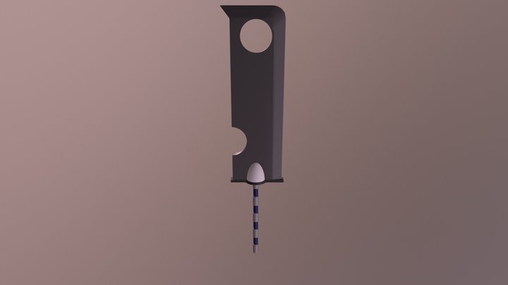 Low poly Zabuza Sword 3D Model