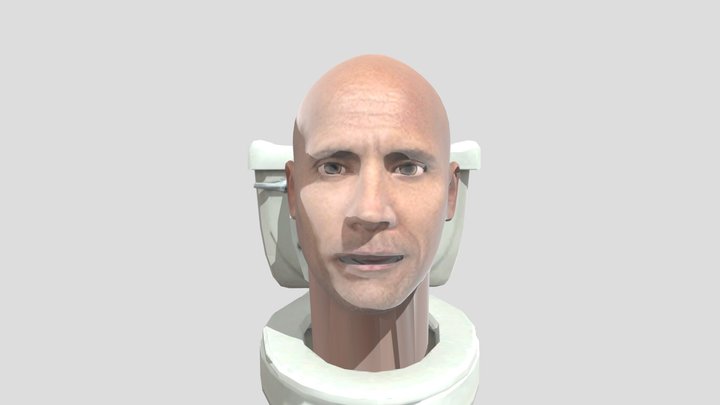 THE ROCK TOILET 3D Model