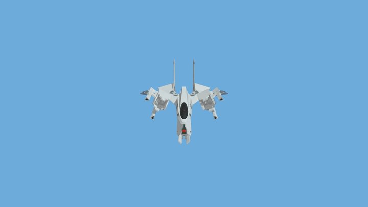 SA-77 Silpheed Type-J 3D Model