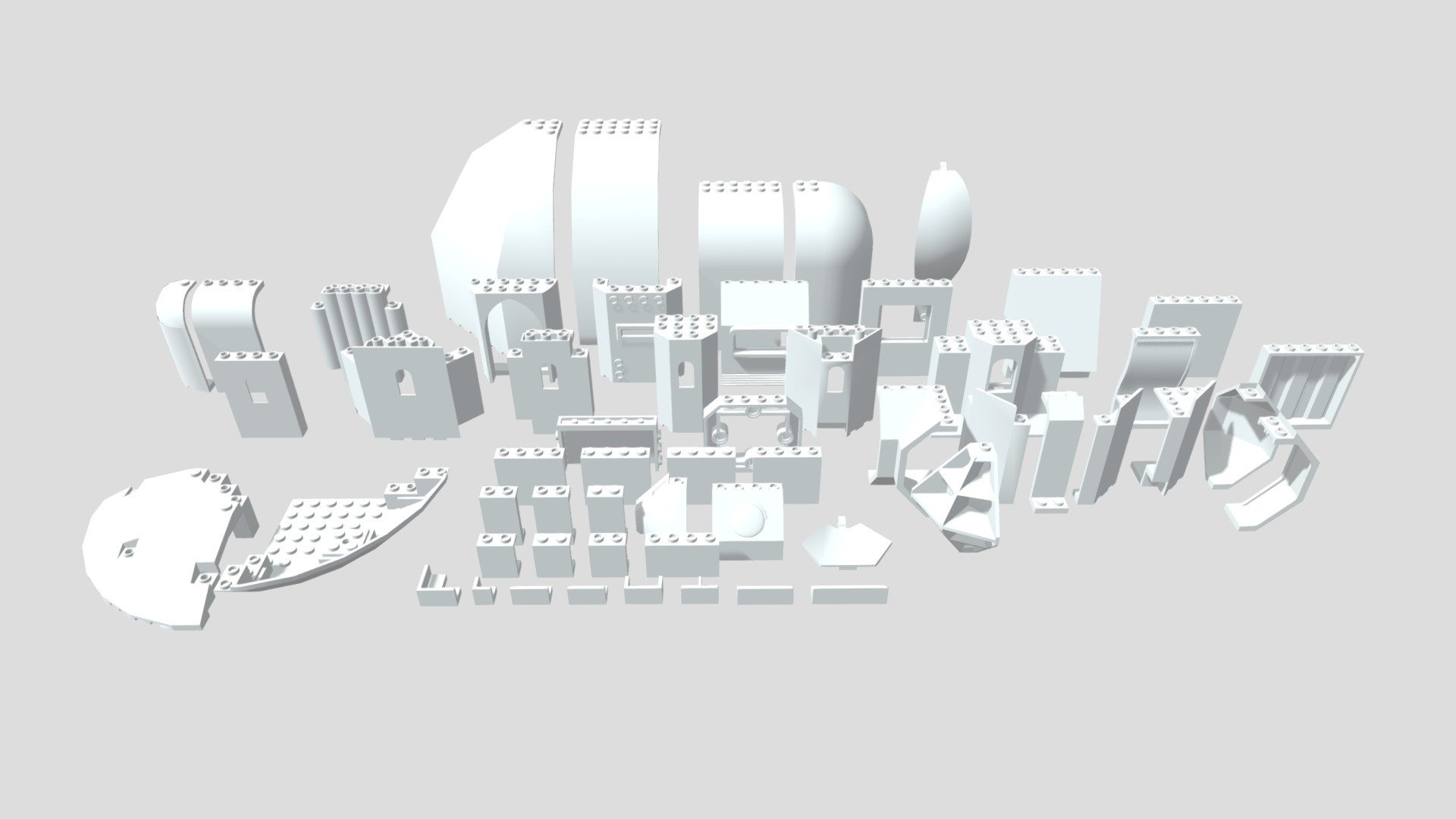Lego Detalic #13 - Walls, Windows, Panels