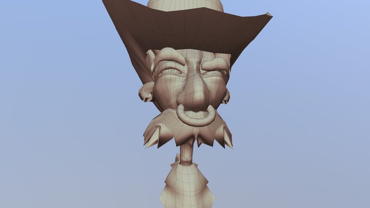 Cow Boy 3D Model