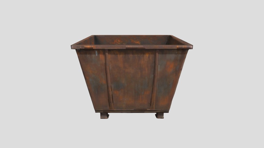 soviet_trash_container__3d_model