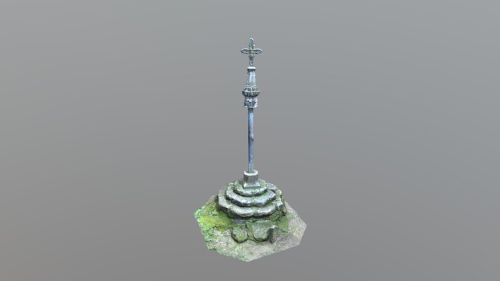 Creu del rei Joan I 3D Model