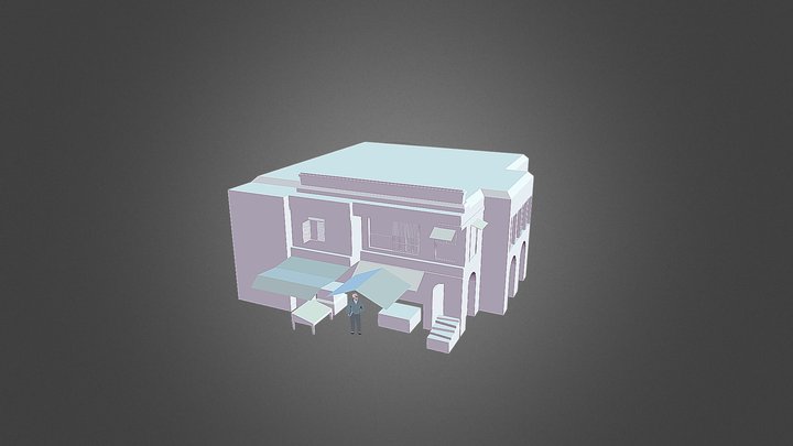 60 s’pore shophouse 3D Model