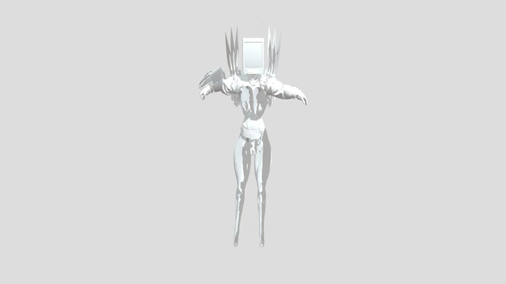 Titán TV woman porno 3D Model
